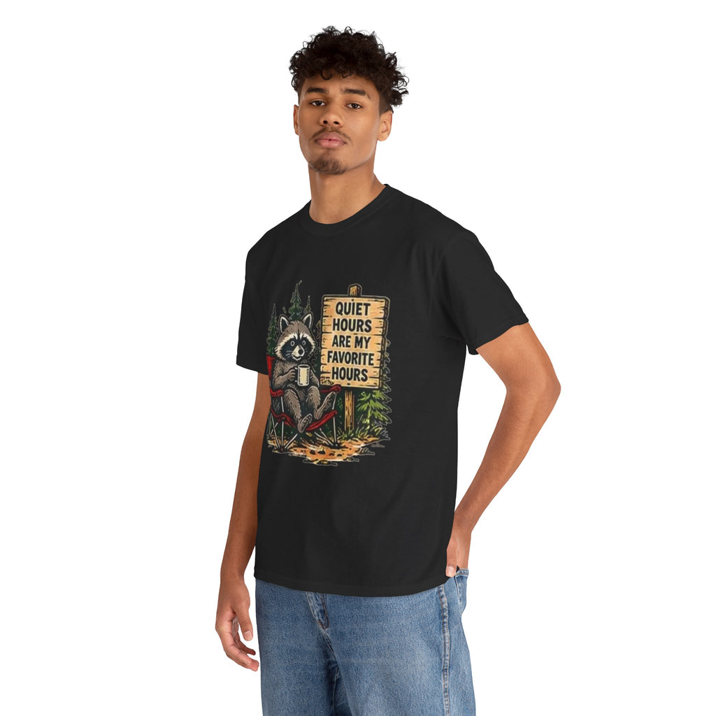Raccoon Camping  T-Shirt