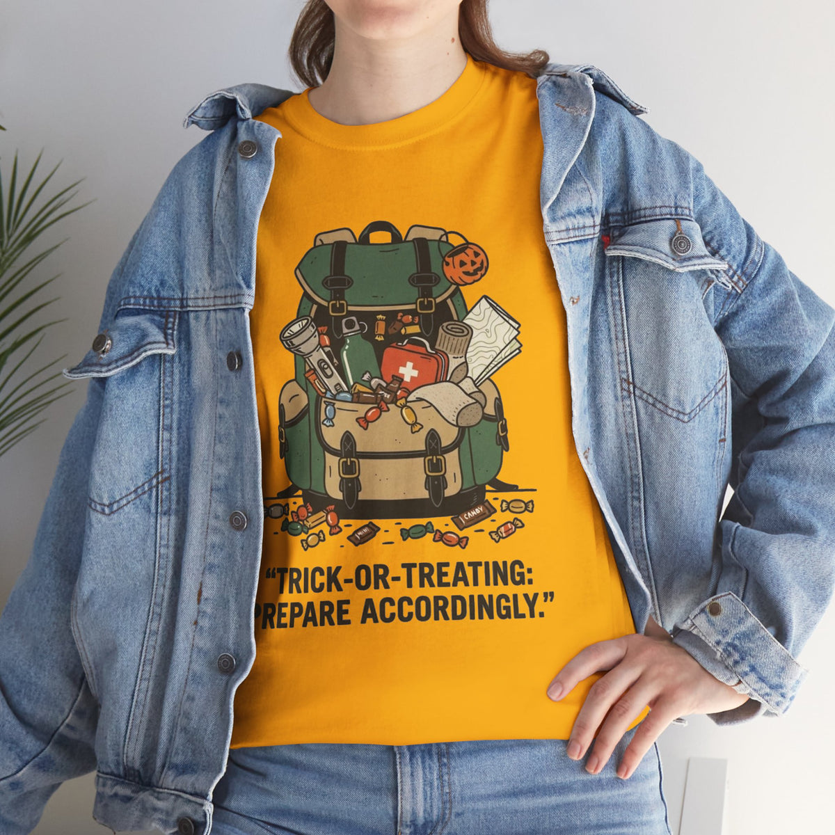 Halloween 'Trick-or-Treating: Prepare Accordingly' T-Shirt