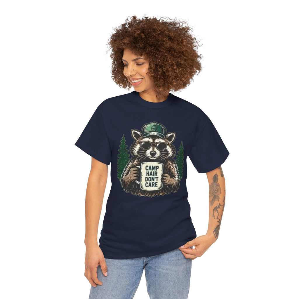 Camp Hair Don’t Care Raccoon T-Shirt