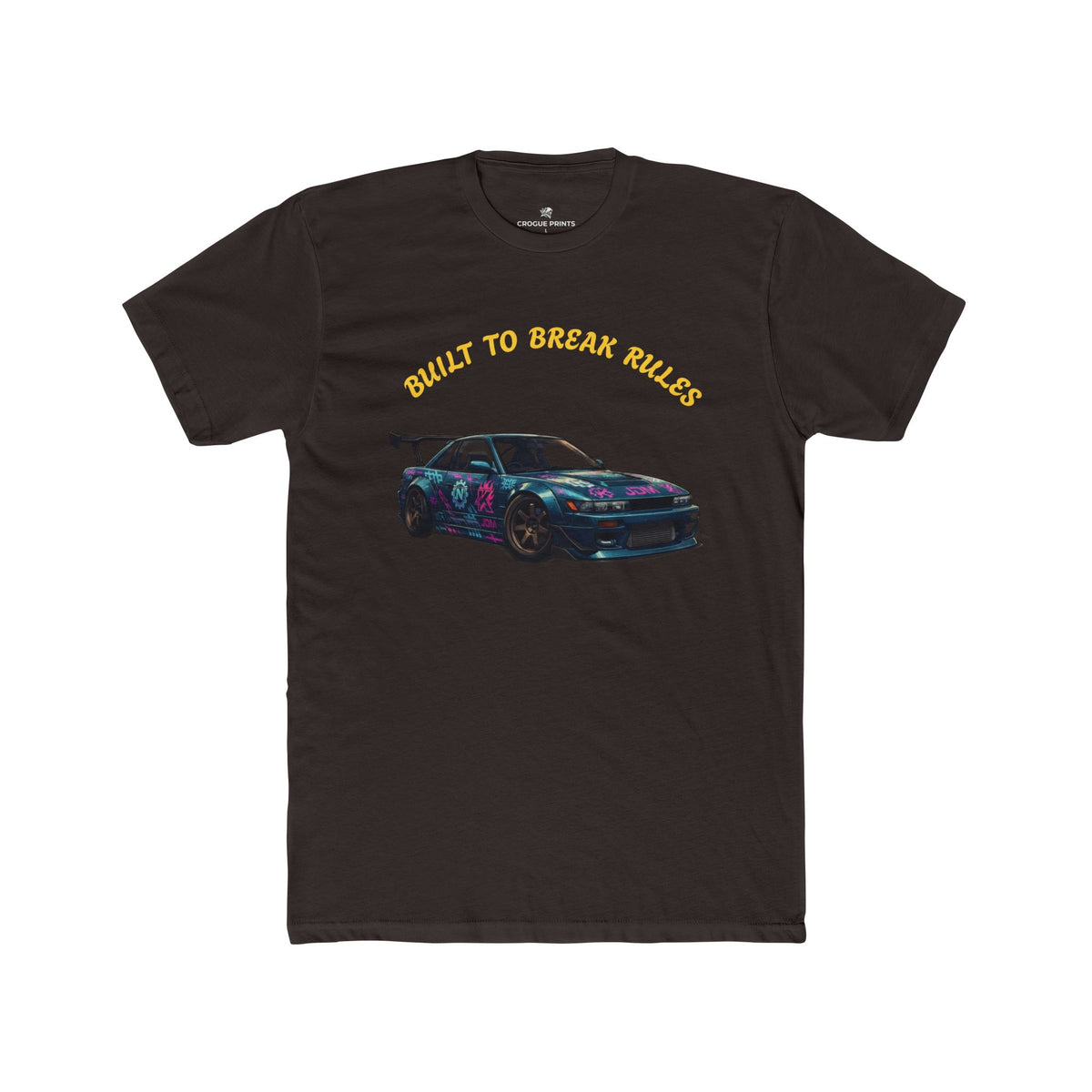 Built to Break Rules JDM Drift Car Graphic T-Shirt