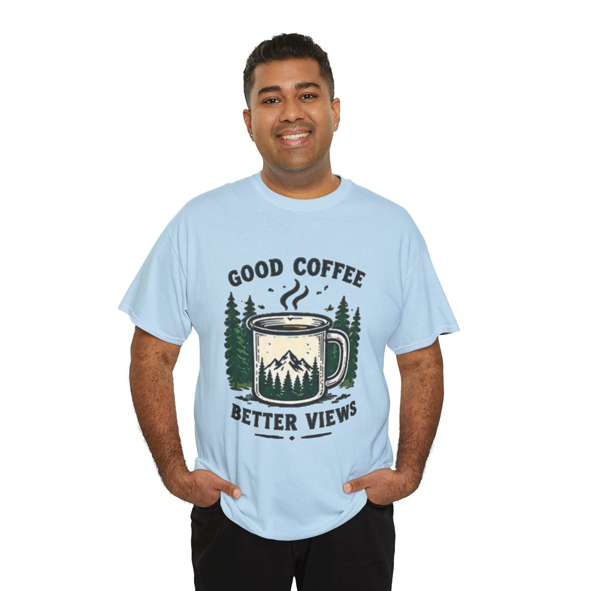 Good Coffee Better Views Tee