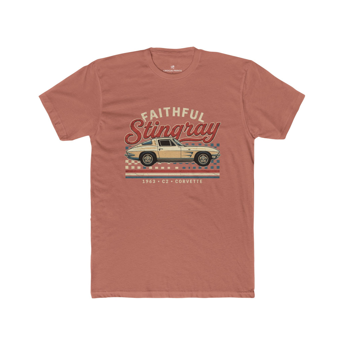 Faithful Stingray Tee — Retro Corvette Car Graphic T-Shirt